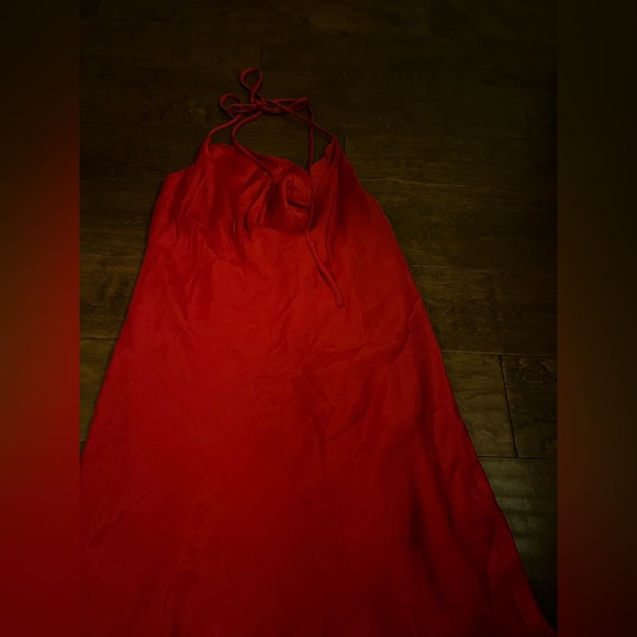 NWT Zara Satin Mini Dress - Picture 6 of 7